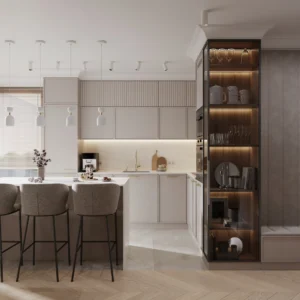 niewielkie mieszkanie modern classic